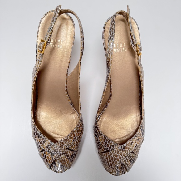 Stuart Weitzman peekaboo toe, size 9.5 M - Picture 5 of 7